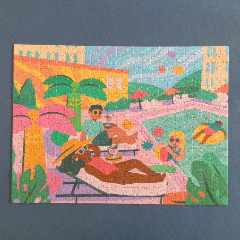 Palm Springs 500 Piece Puzzle